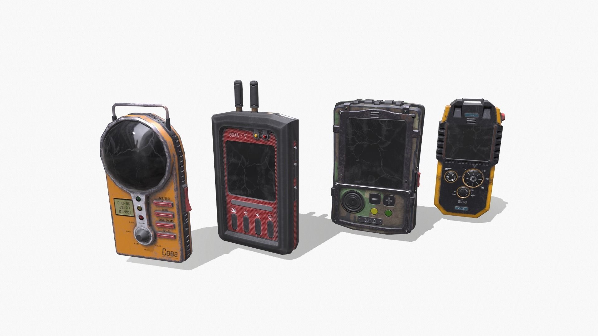 Detectors mobile phone Low-poly 3D model_6