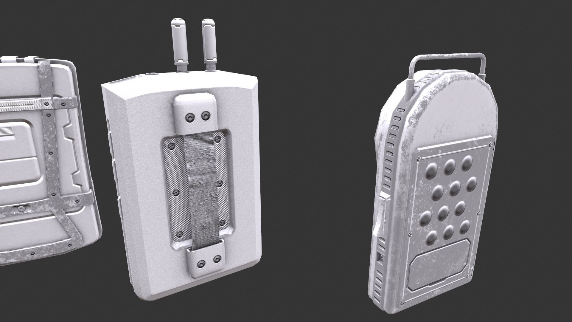 Detectors mobile phone Low-poly 3D model_25