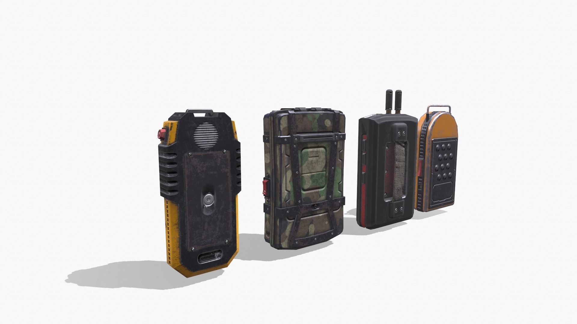 Detectors mobile phone Low-poly 3D model_4