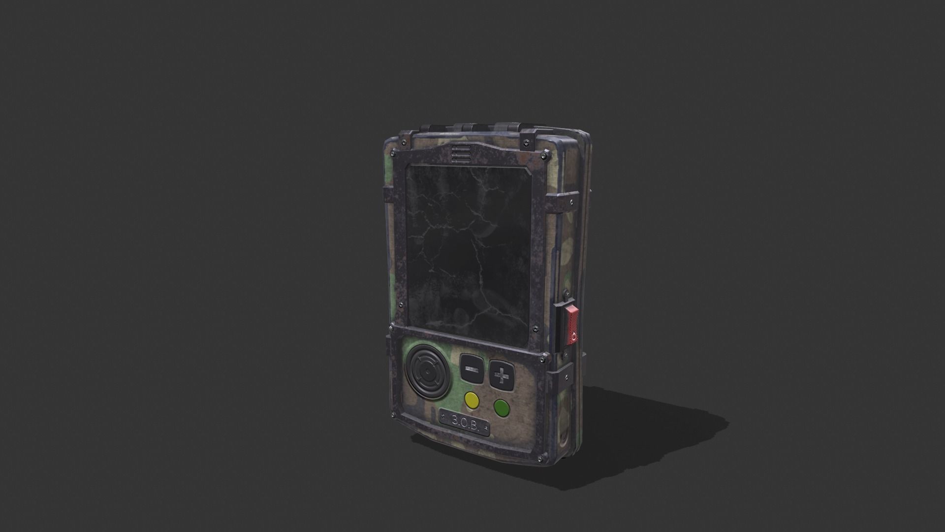 Detectors mobile phone Low-poly 3D model_11