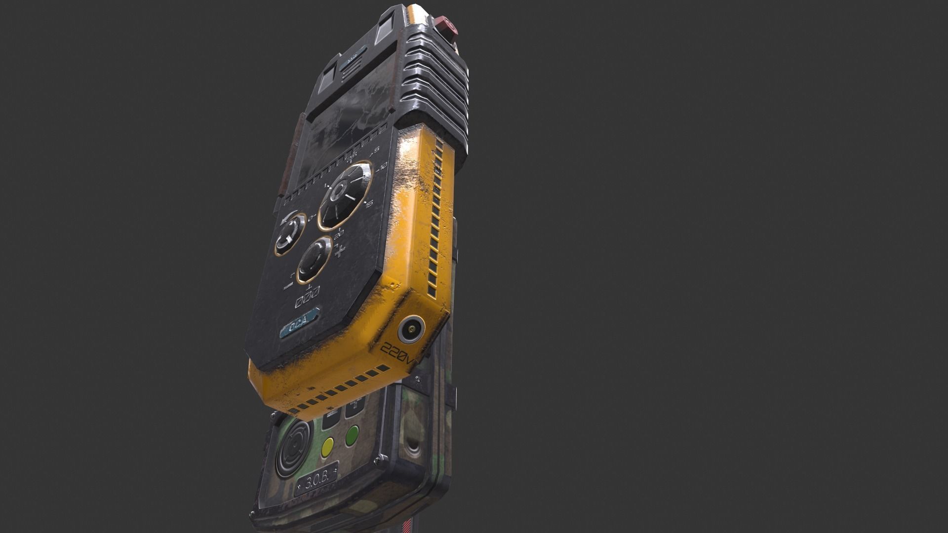 Detectors mobile phone Low-poly 3D model_19