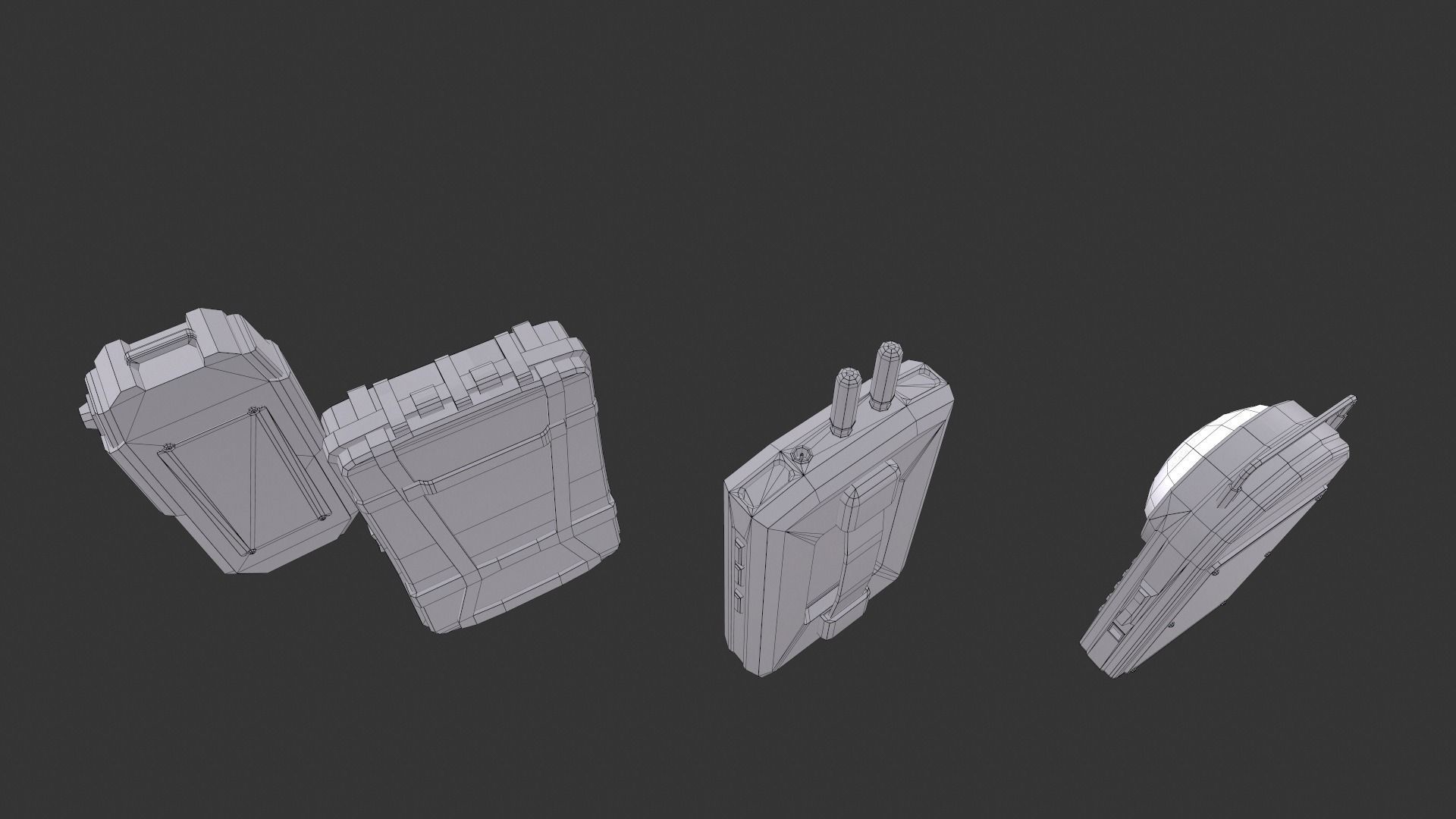 Detectors mobile phone Low-poly 3D model_30