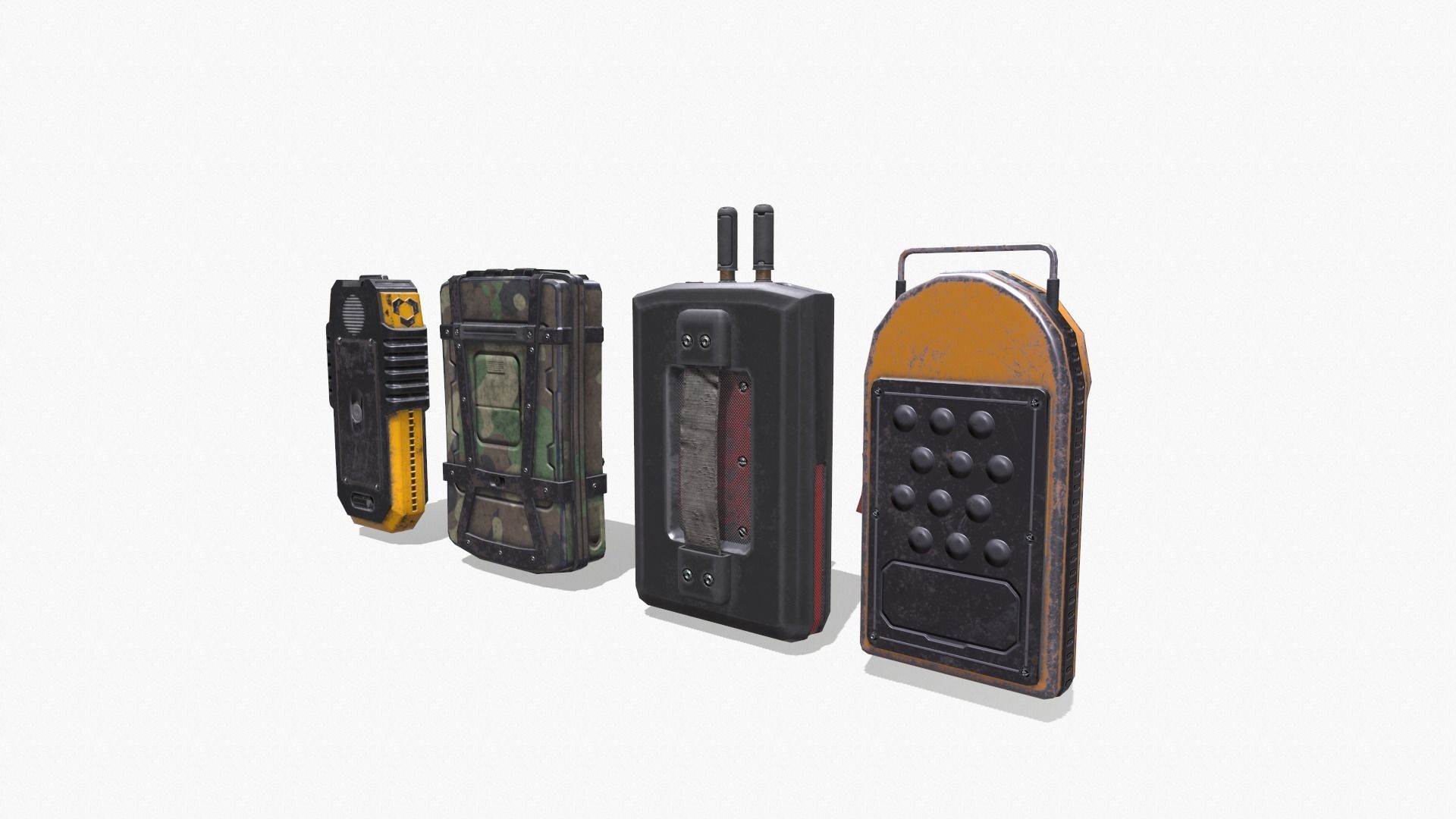 Detectors mobile phone Low-poly 3D model_5