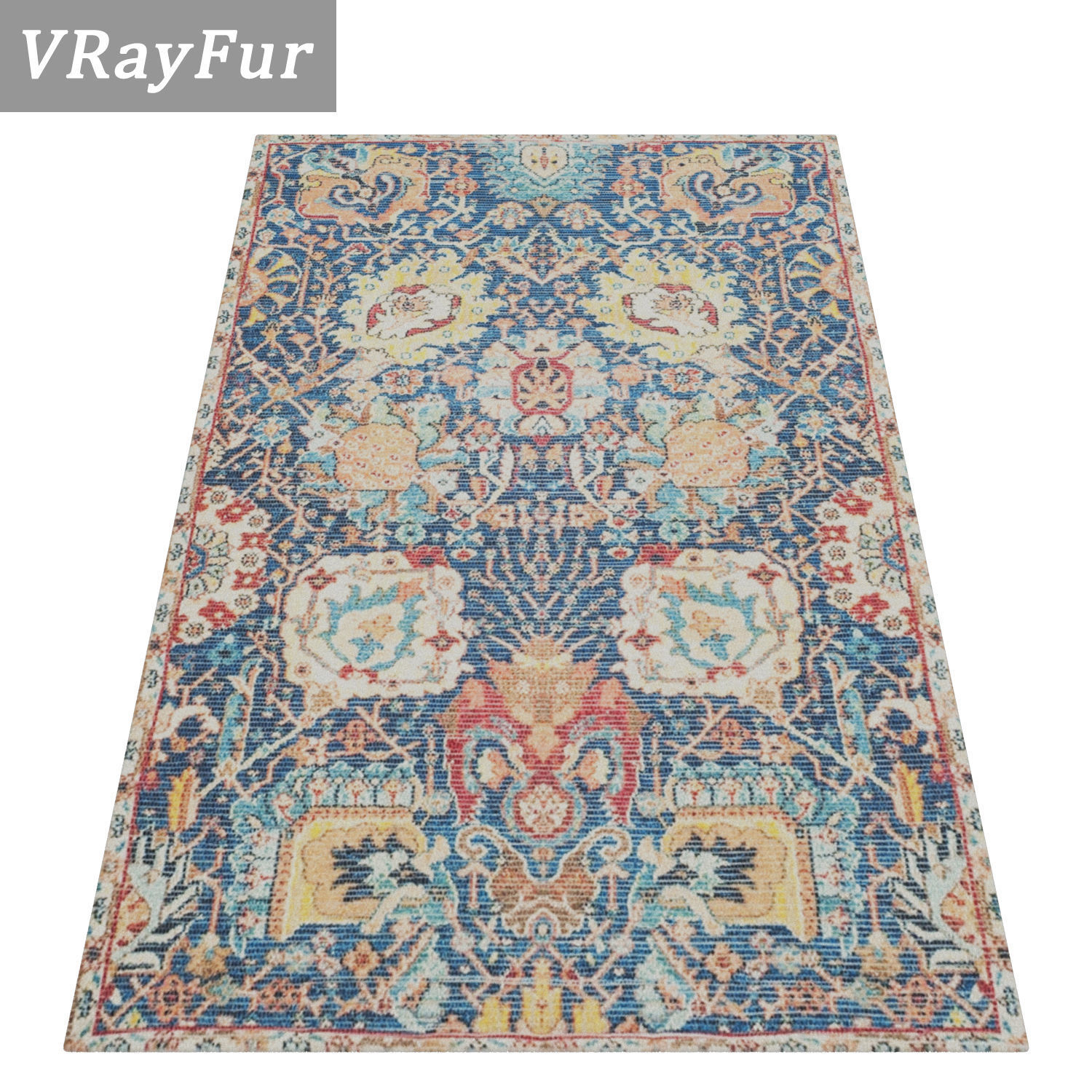Rug Set 444 3D model_2