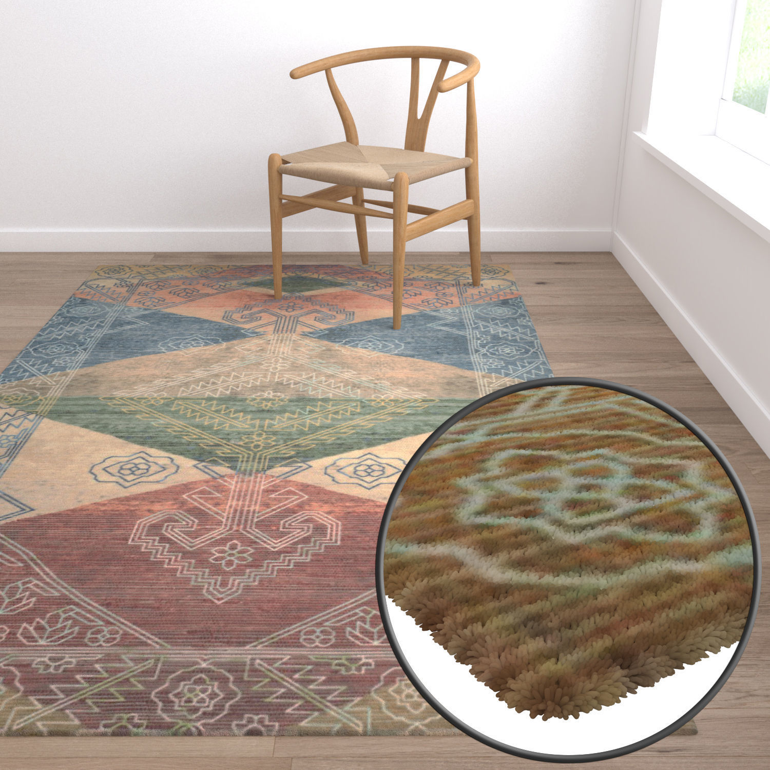 Rug Set 445 3D model_5