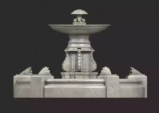 Fountain 3D model