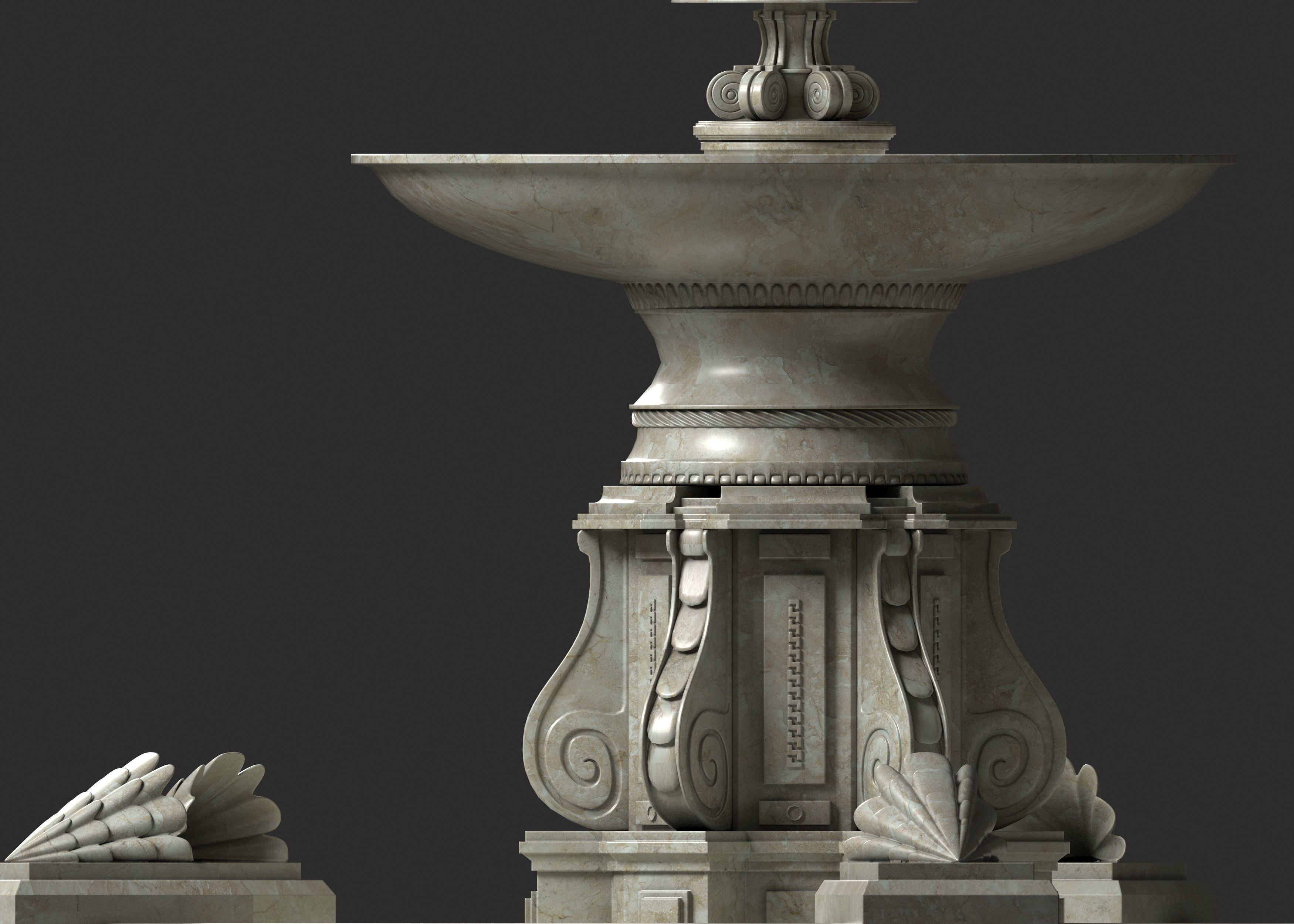 Fountain 3D model_3