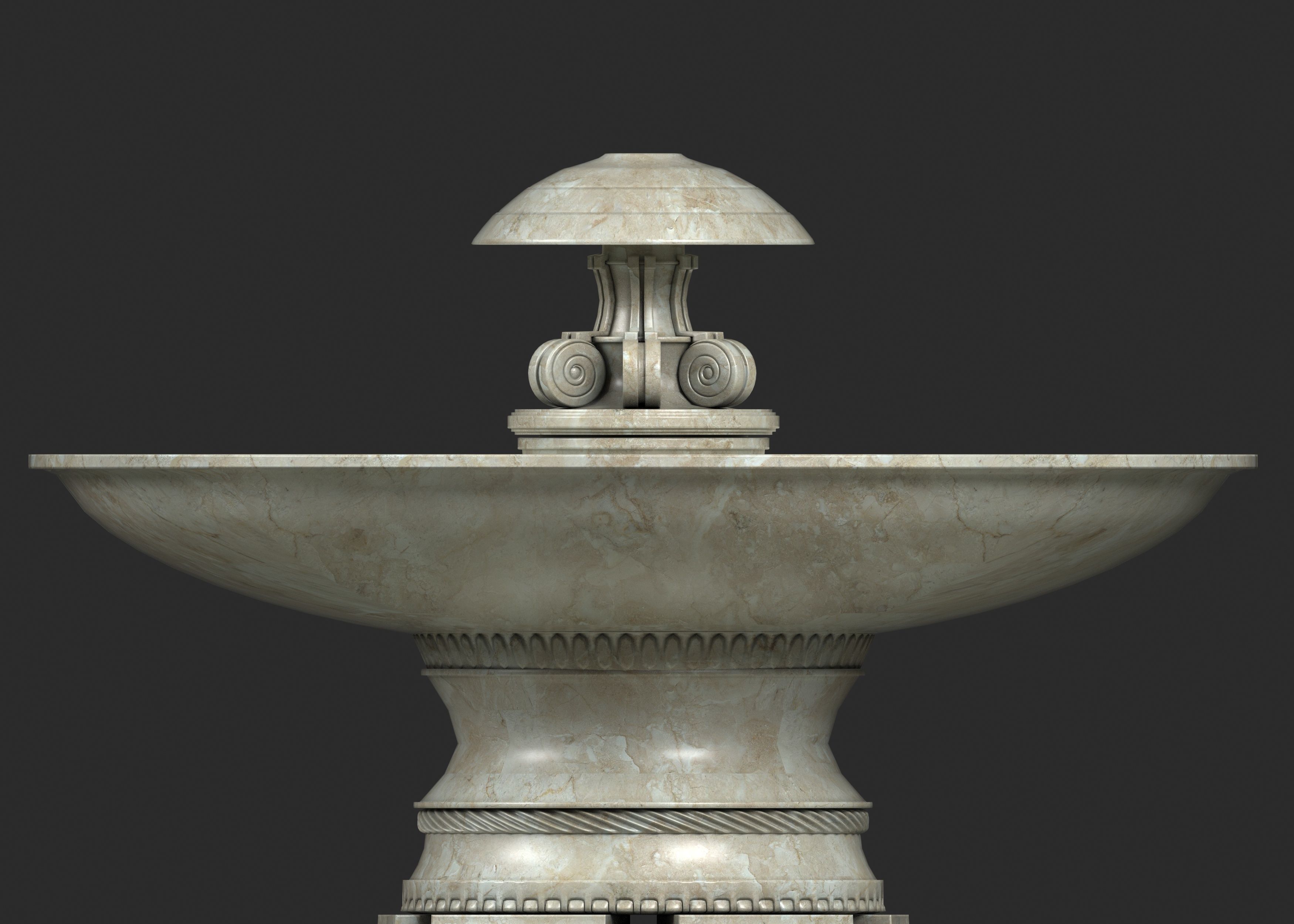 Fountain 3D model_5