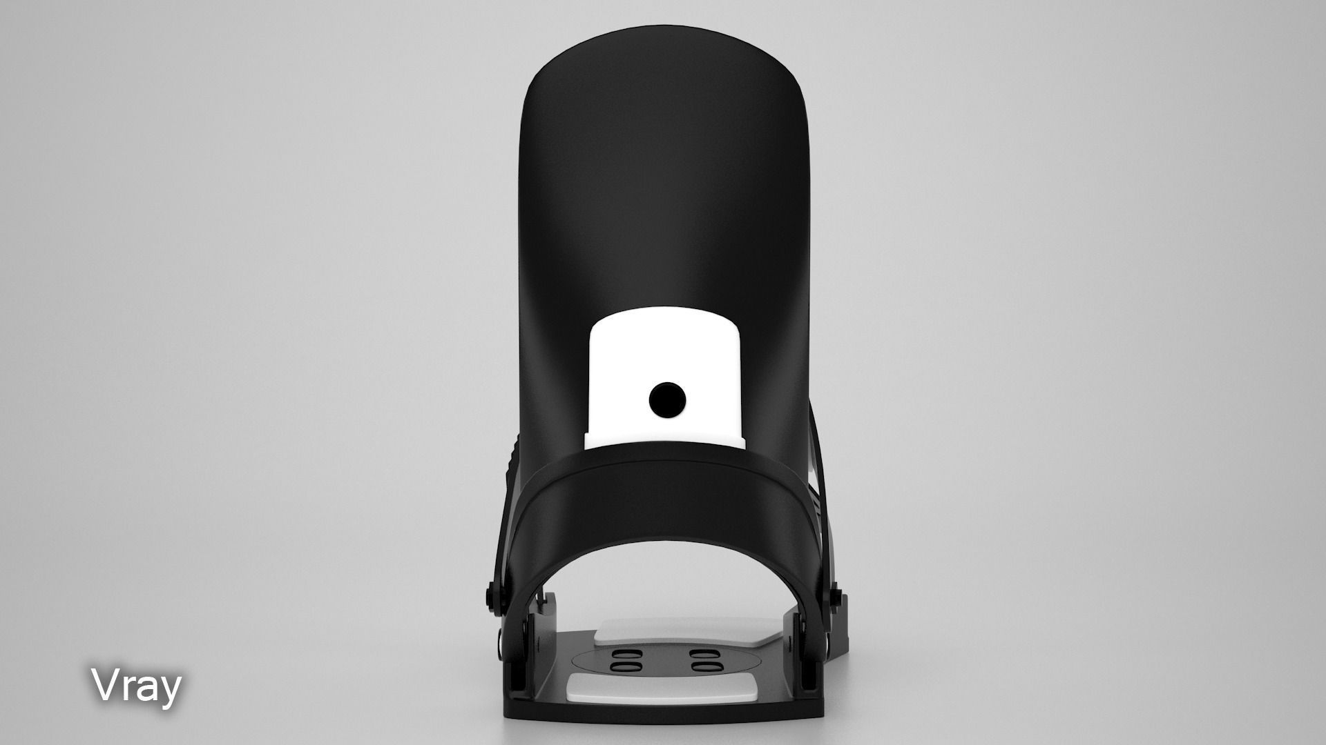 Snowboard skateboard holder 3D model_7