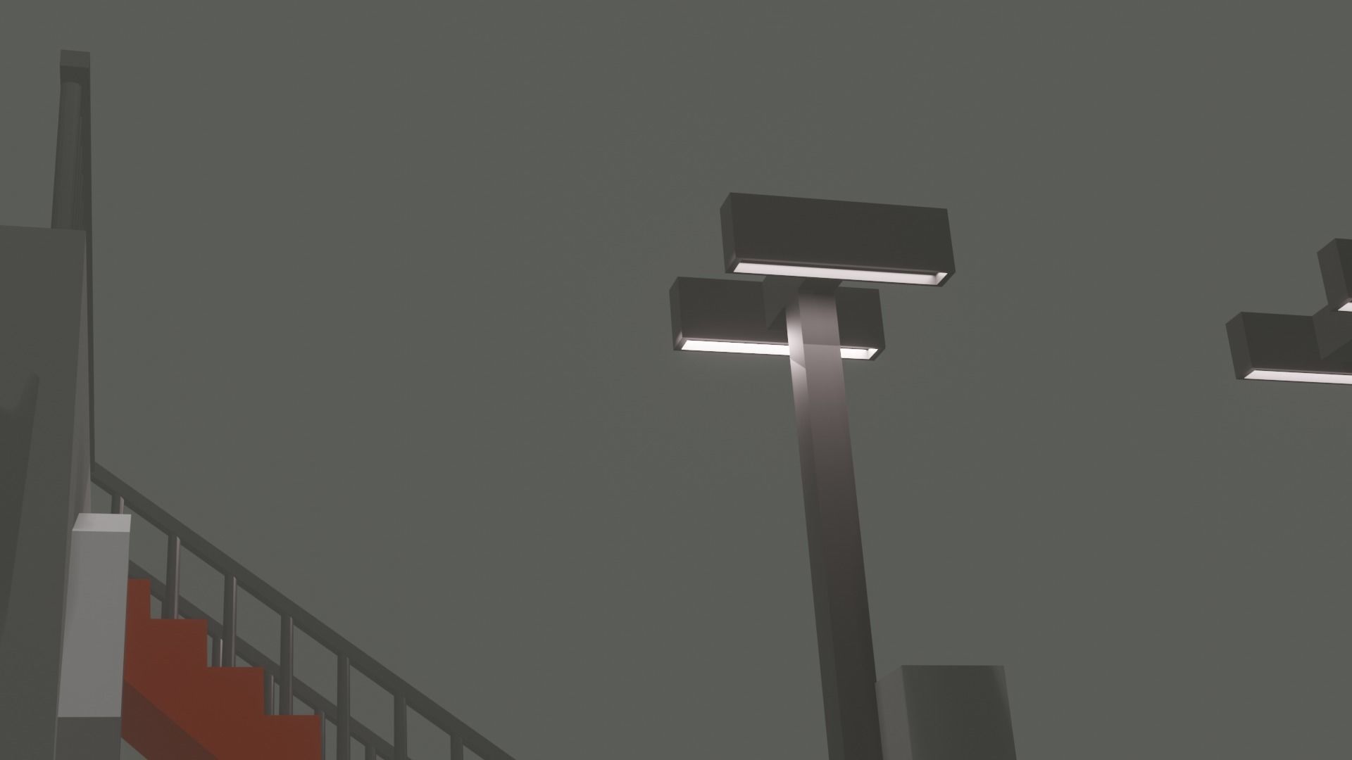 LowPoly SubwayStation Ue4 GameDev Unity Low-poly 3D model_5