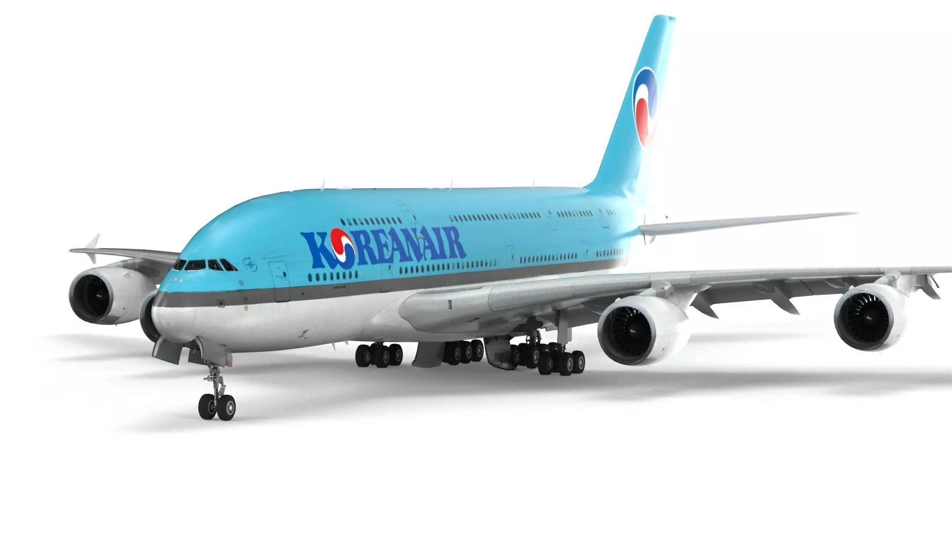 Airbus A380 Korean Air - Element 3D 3D model