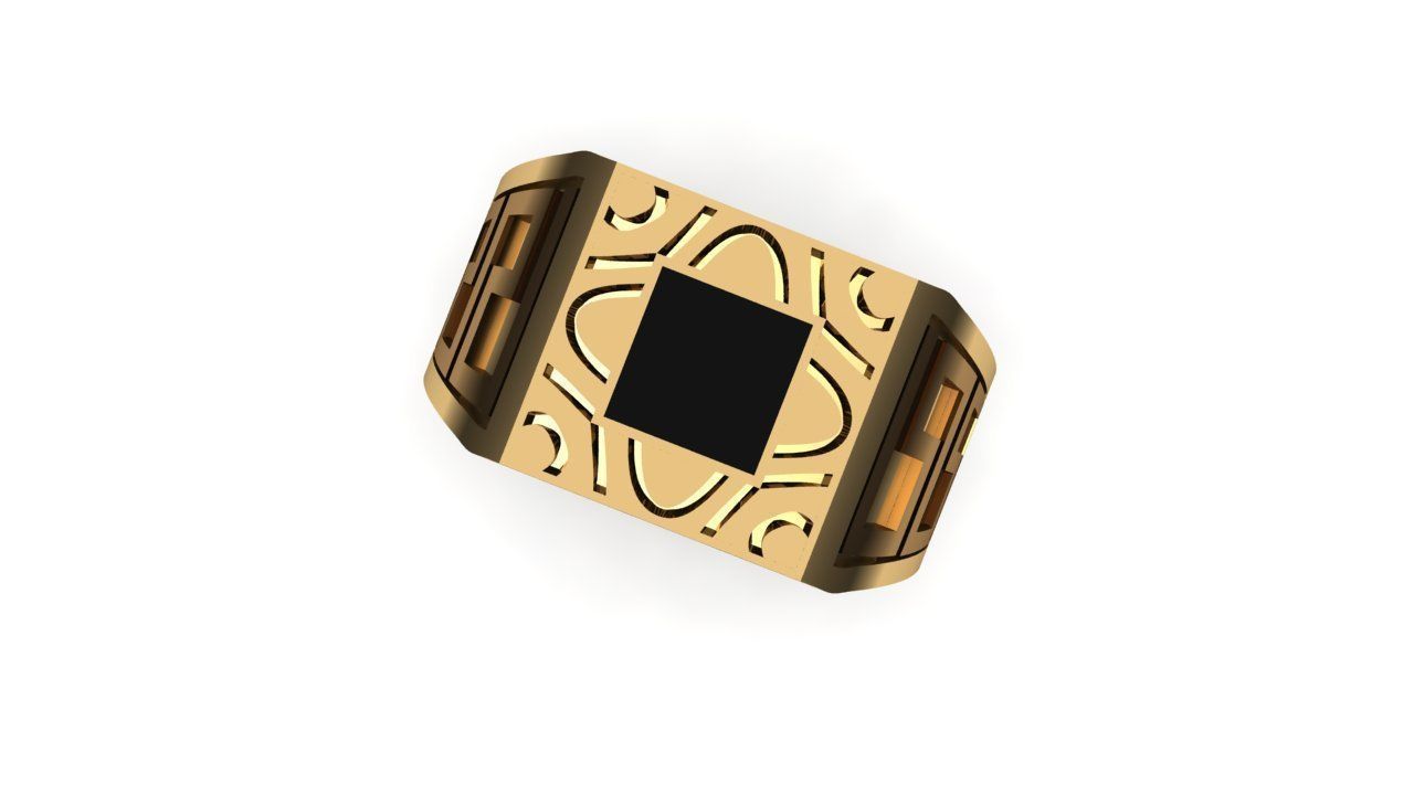 Man Ring 3D print model_2