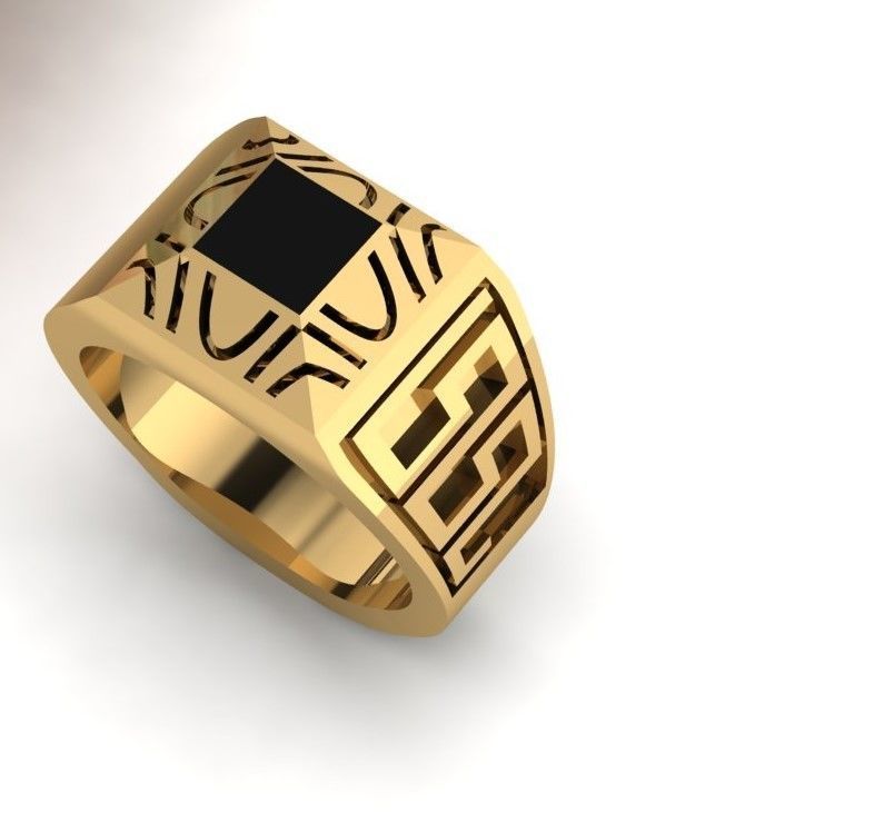Man Ring 3D print model_1