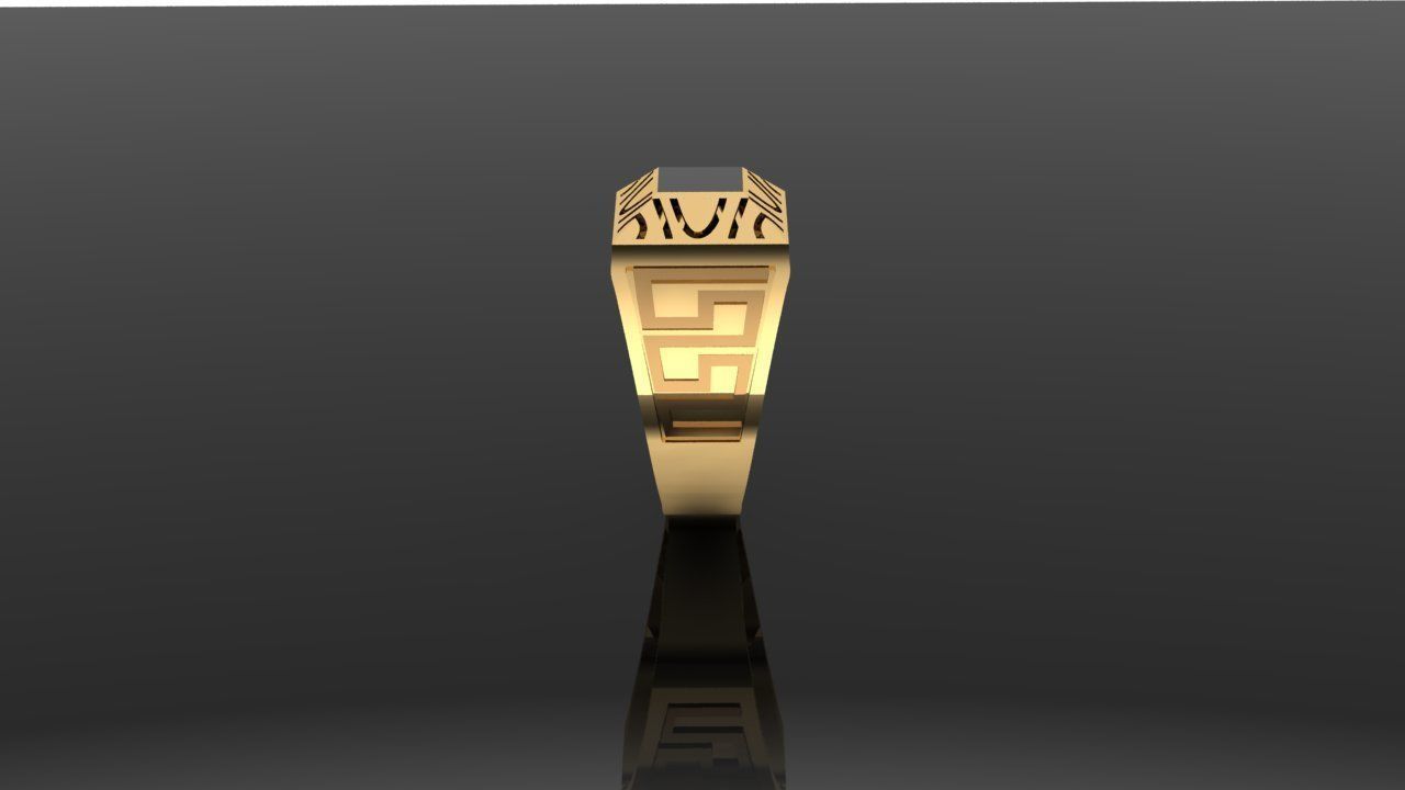 Man Ring 3D print model_4