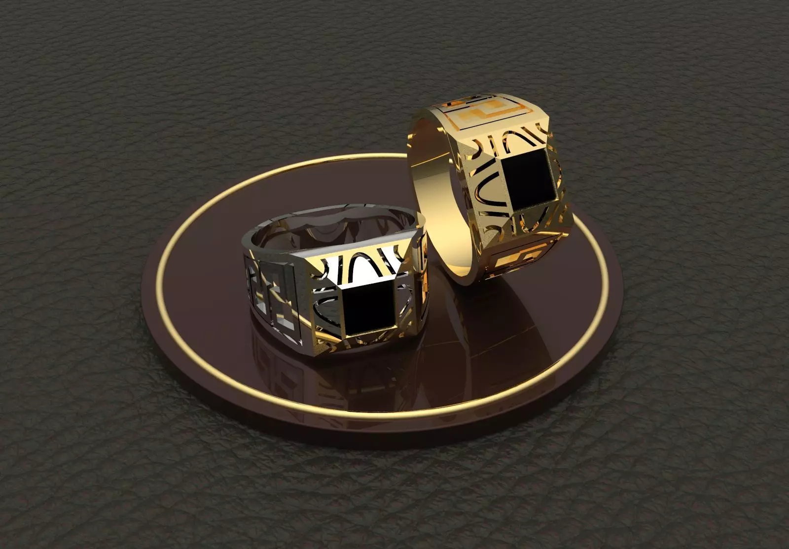 Man Ring 3D print model_0