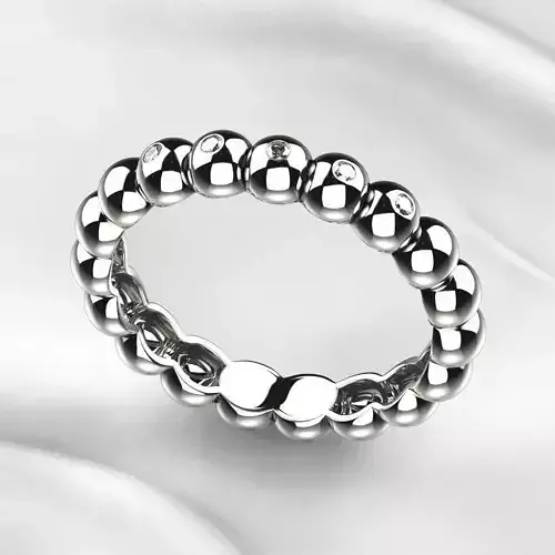 Spheres Fashion Gold Ring