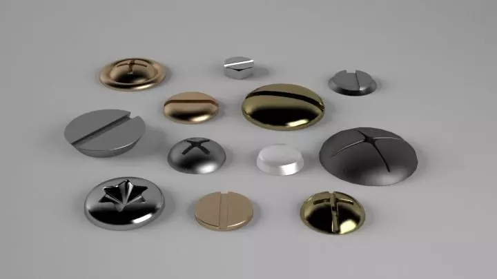 Bolt Head Free 3D model
