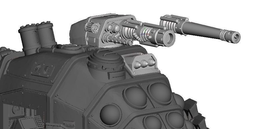 Dark Techno Isopodius Transport and Tank 3D print model_6