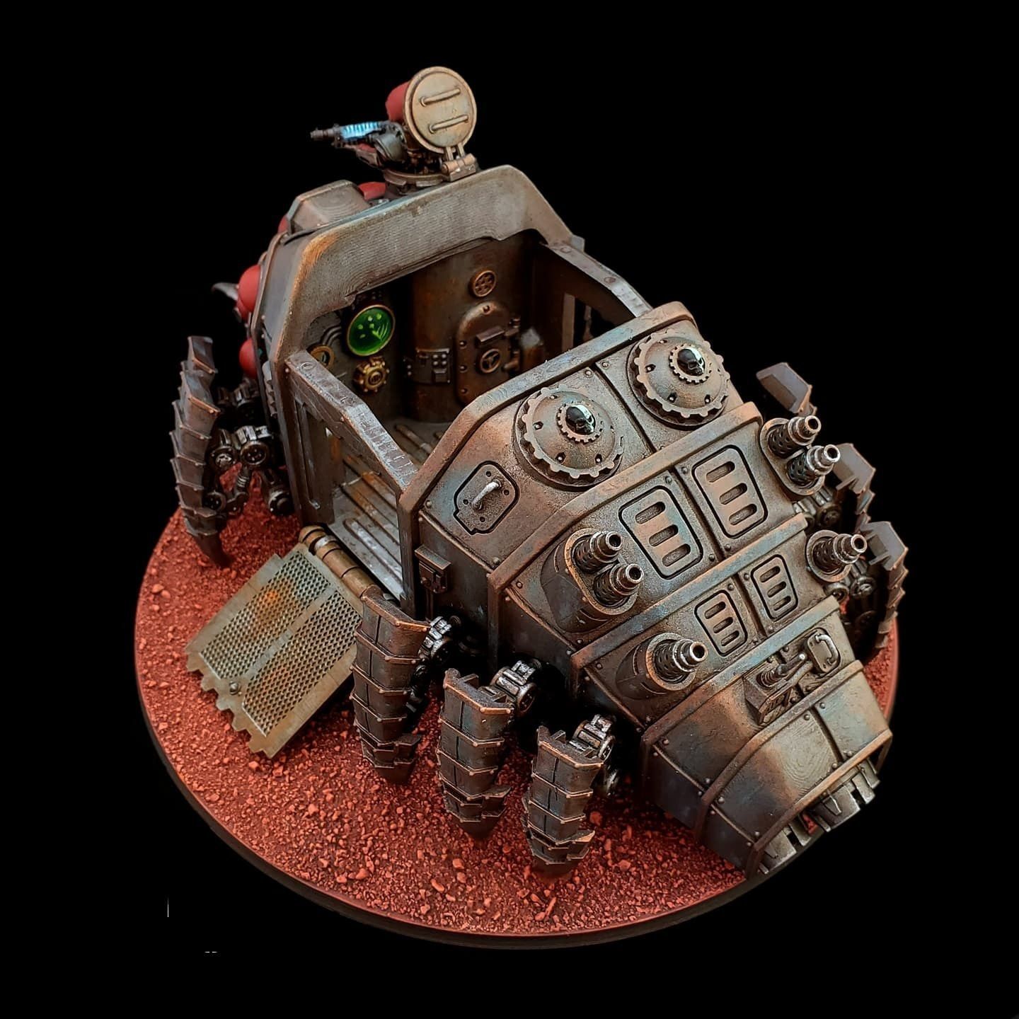 Dark Techno Isopodius Transport and Tank 3D print model_11