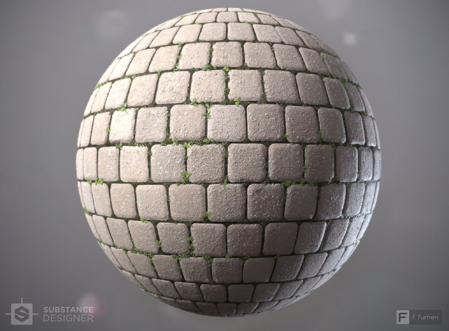 Cobblestones -  Substance Designer Graph and Textures included Texture_1