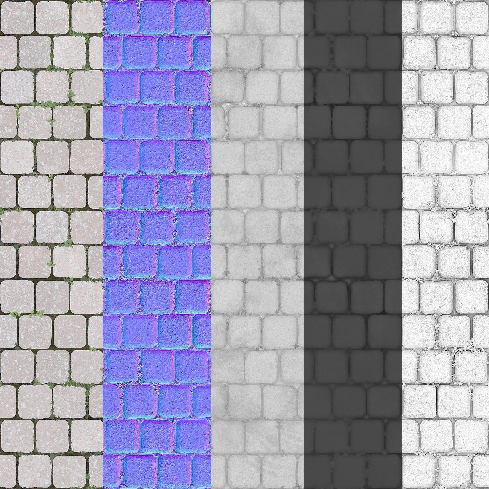 Cobblestones -  Substance Designer Graph and Textures included Texture_10