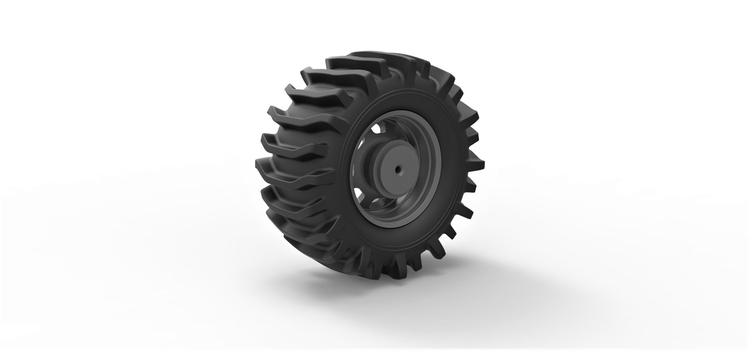 Offroad wheel 32 3D print model_3
