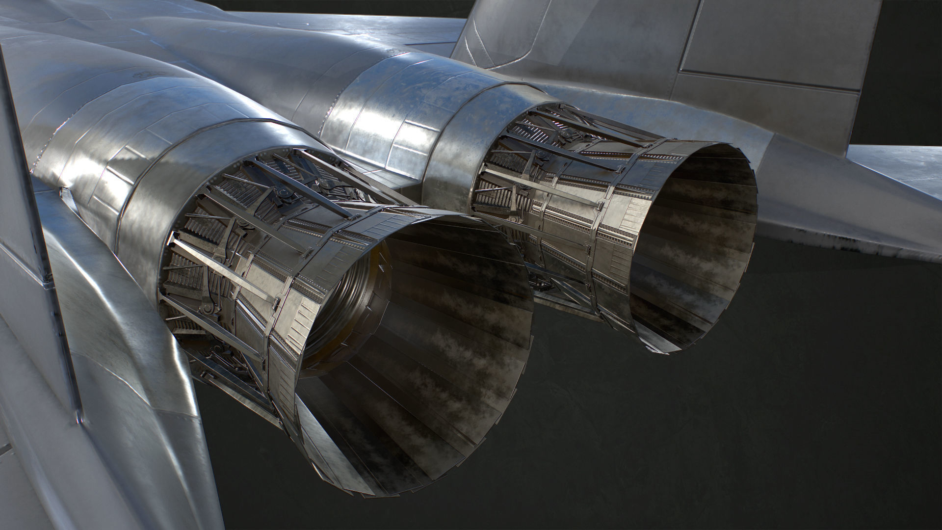 McDonnell Douglas F-15E Strike Eagle Low-poly 3D model_18