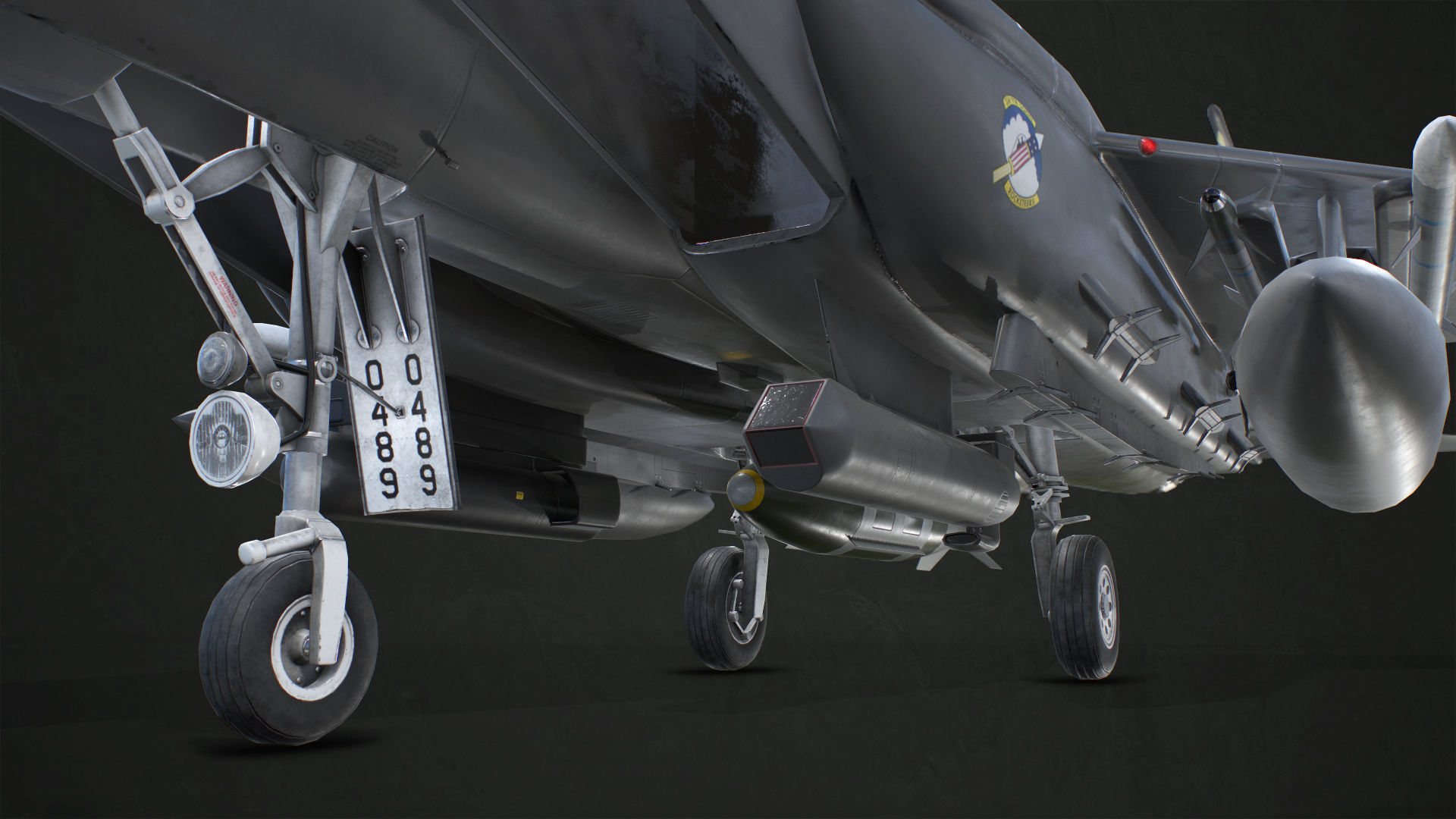 McDonnell Douglas F-15E Strike Eagle Low-poly 3D model_19