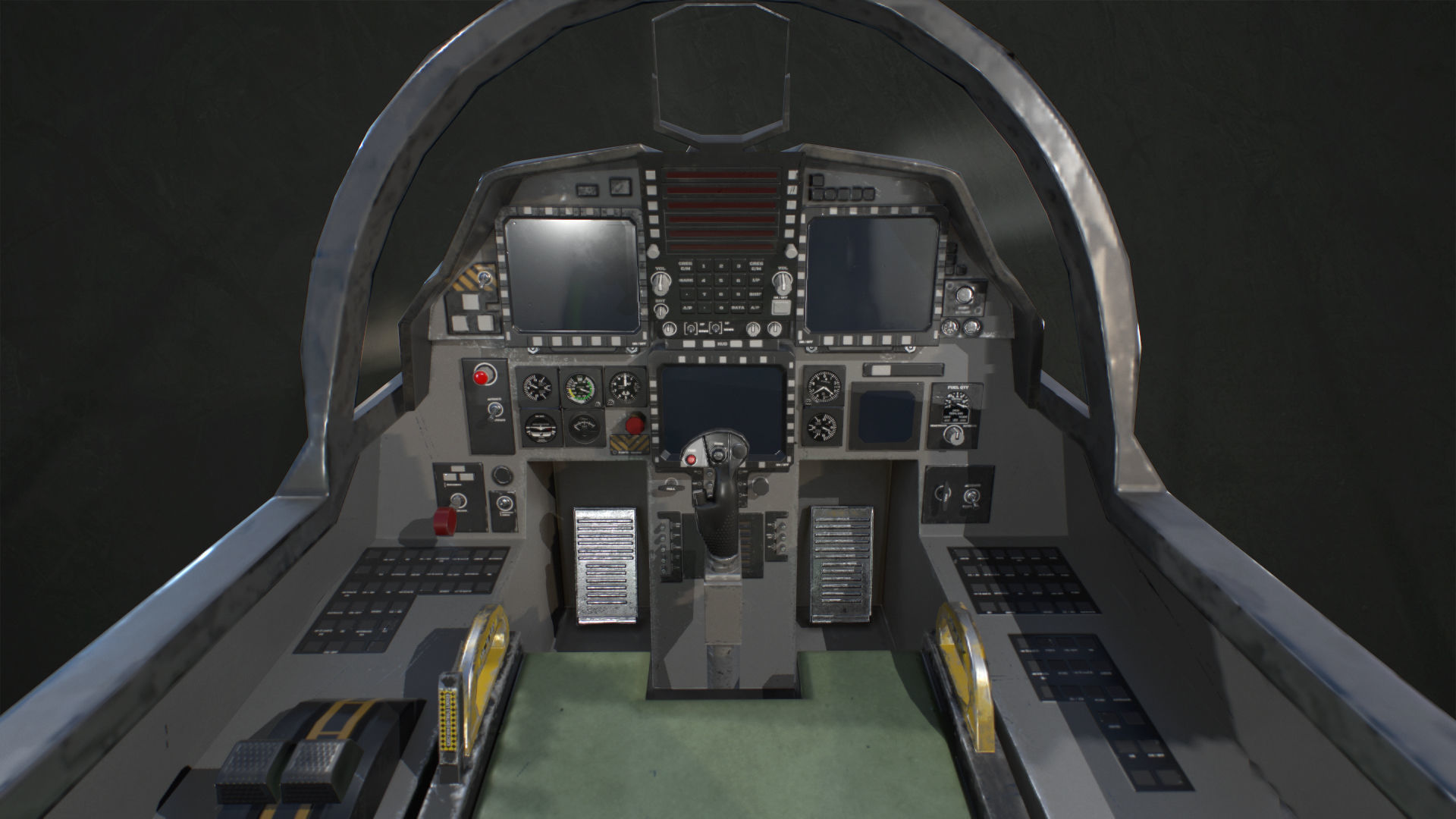 McDonnell Douglas F-15E Strike Eagle Low-poly 3D model_23