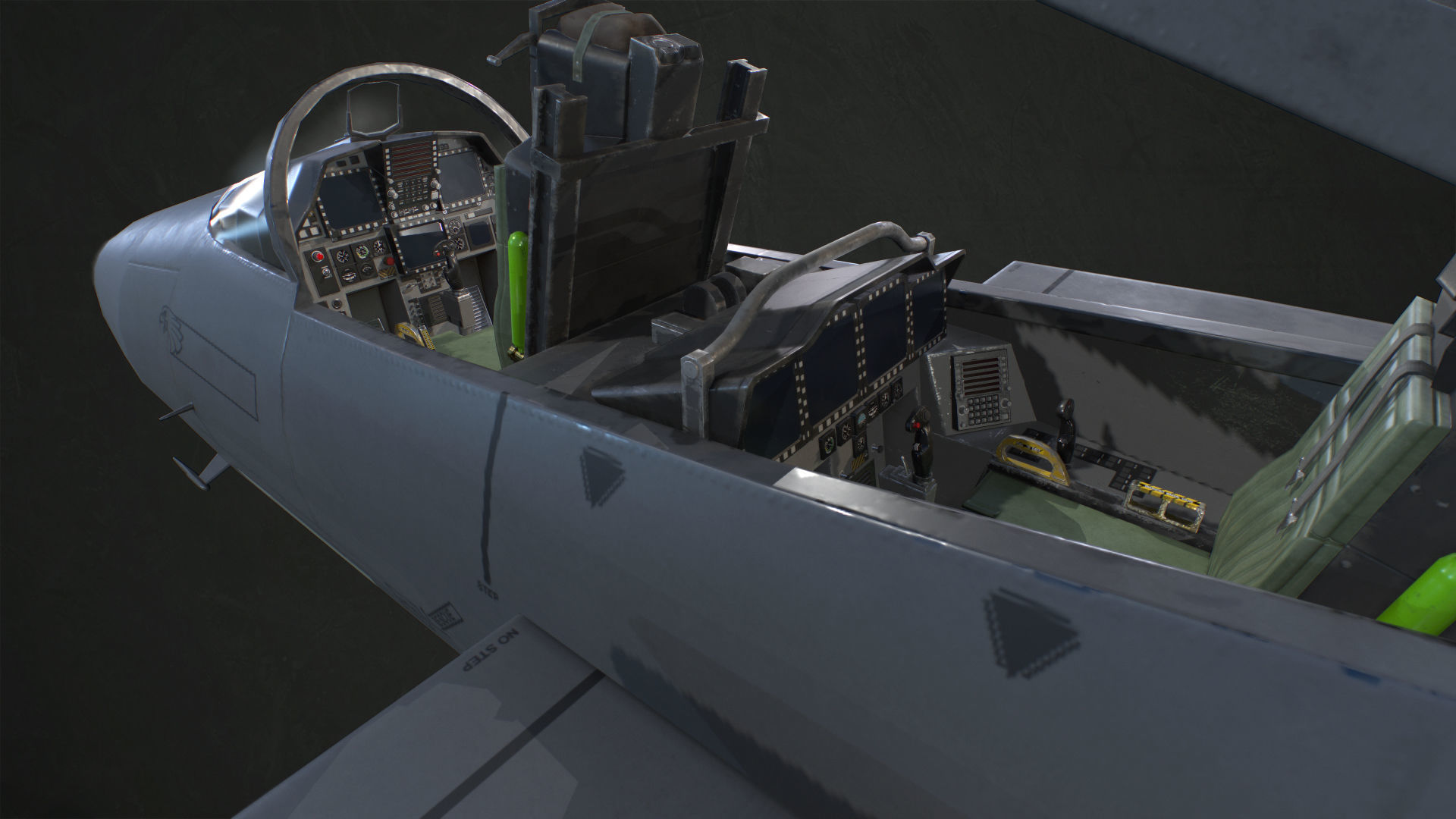 McDonnell Douglas F-15E Strike Eagle Low-poly 3D model_21