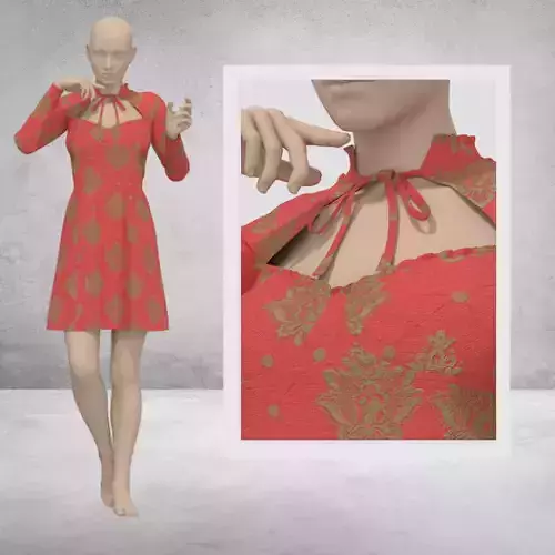 Women Dress - 32 Marvelous Designer and Clo3D