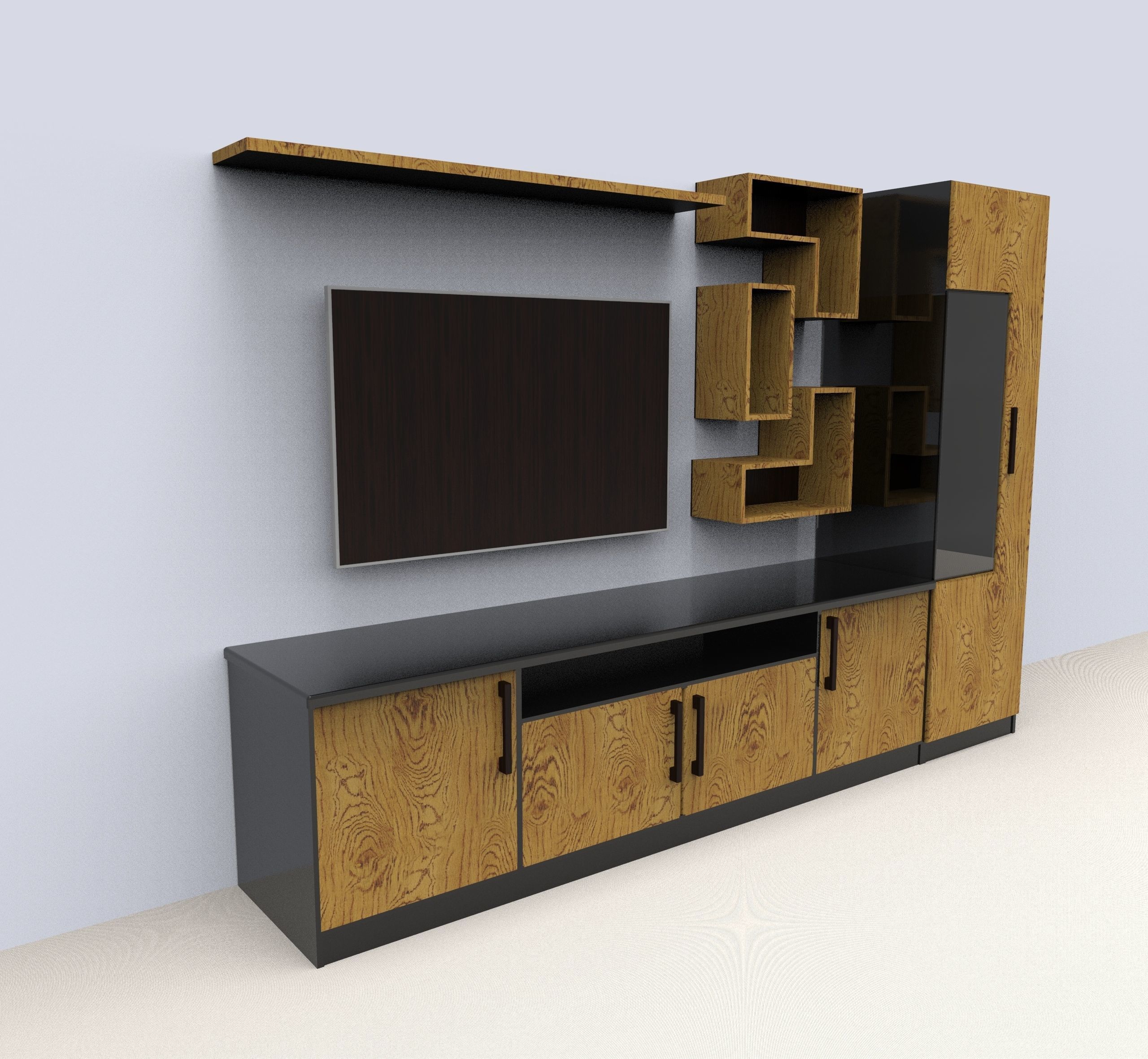 Tv Unit 3d Model 3D model_2