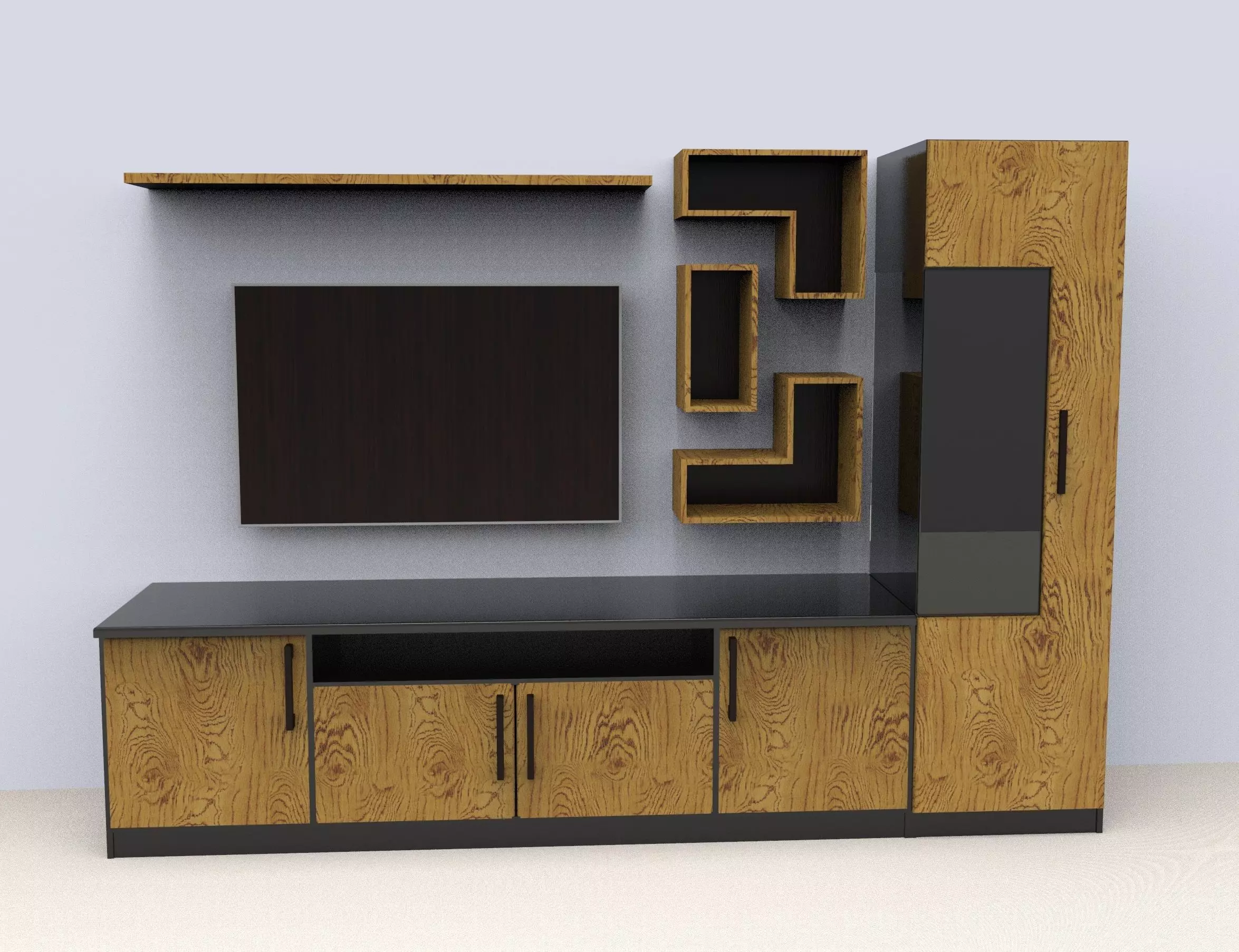 Tv Unit 3d Model 3D model_0