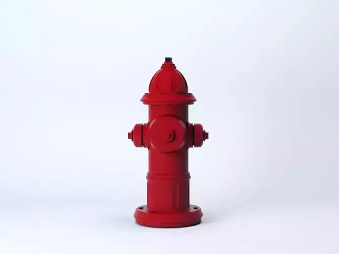 Fire hydrant Free 3D model Free low-poly 3D model