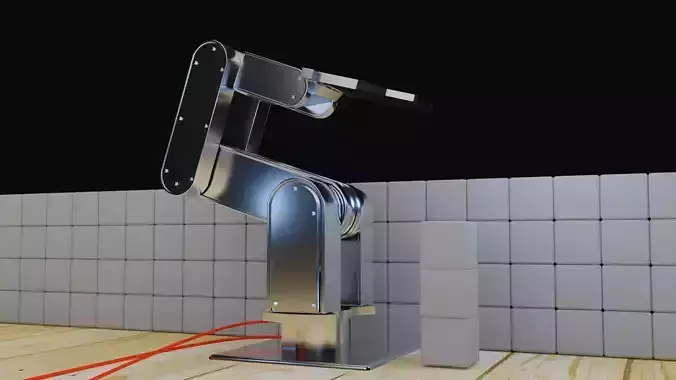 Robot arm 3D model
