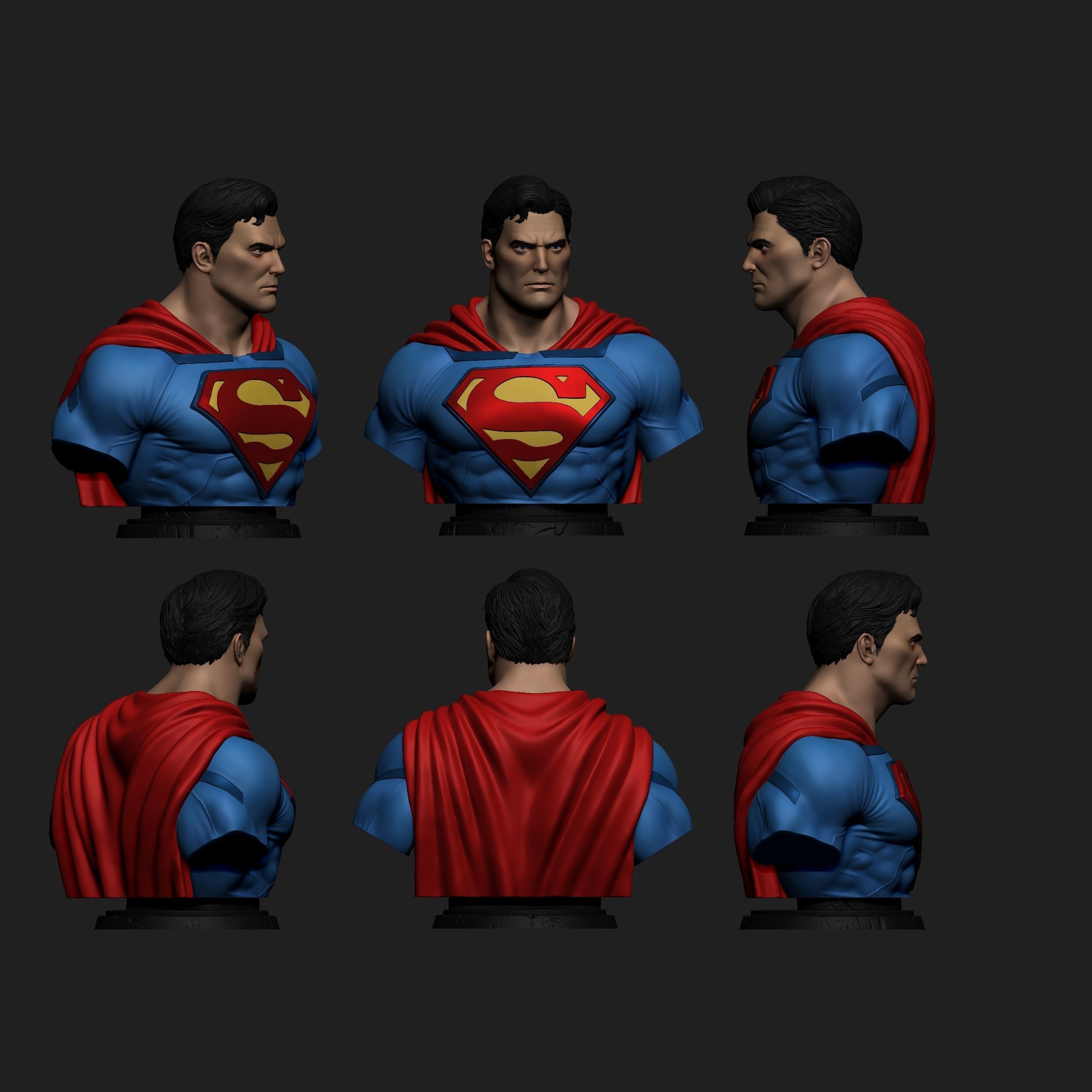 Stl Pack Superman  - Batman  3D print model_2