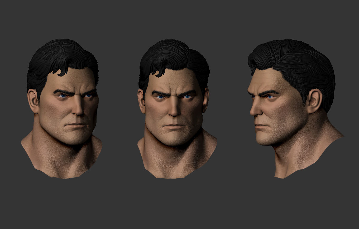 Stl Pack Superman  - Batman  3D print model_3