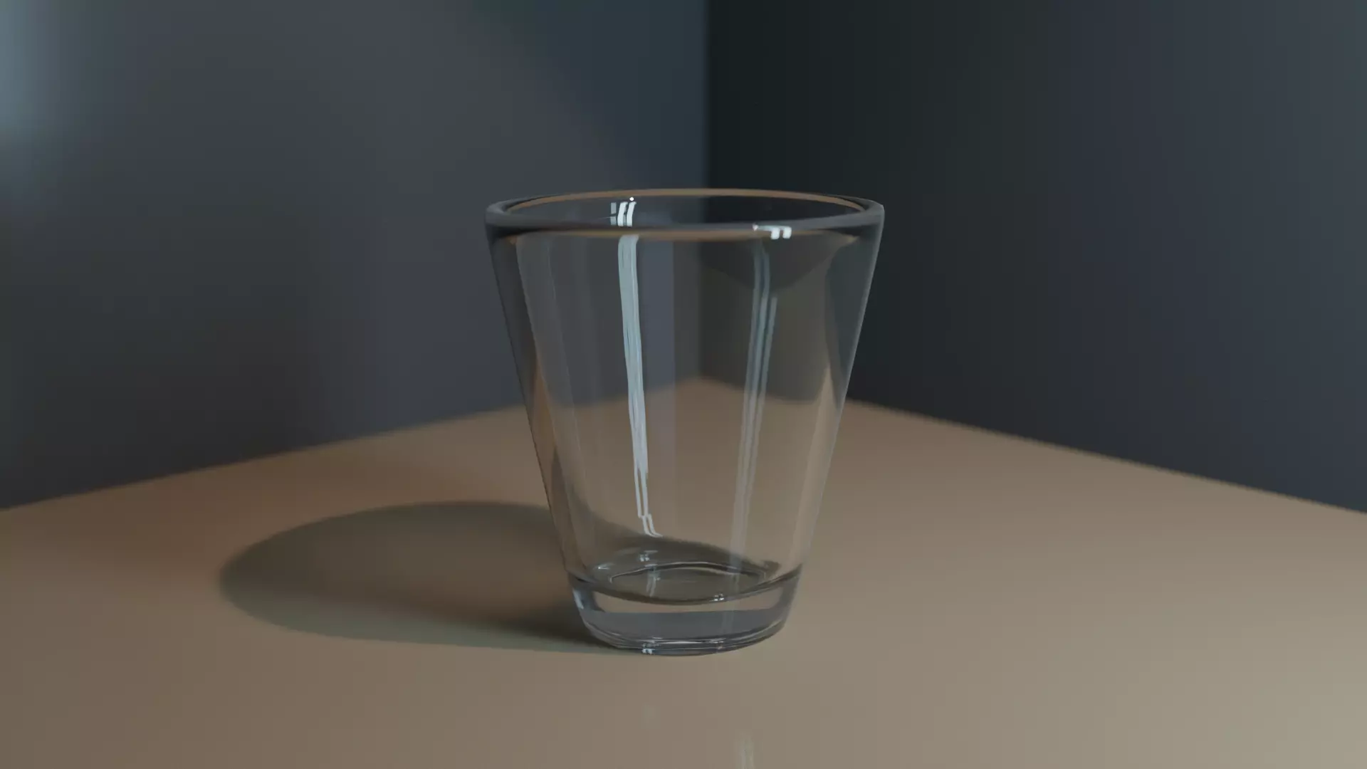 Shot Glass Low-poly 3D model