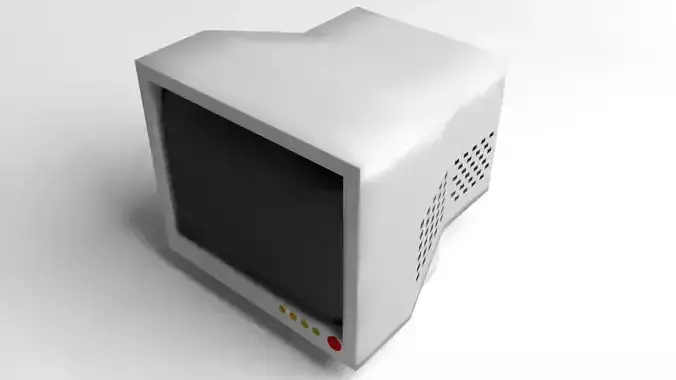 CRT Monitor 18inch 3D model