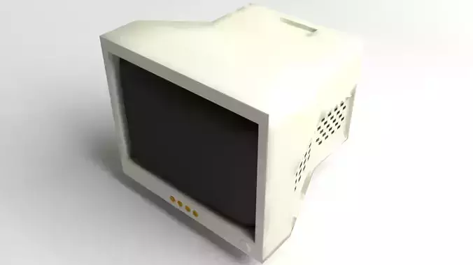 CRT Monitor 24inch 3D model