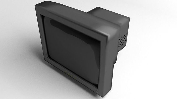 CRT Monitor 28inch 3D model