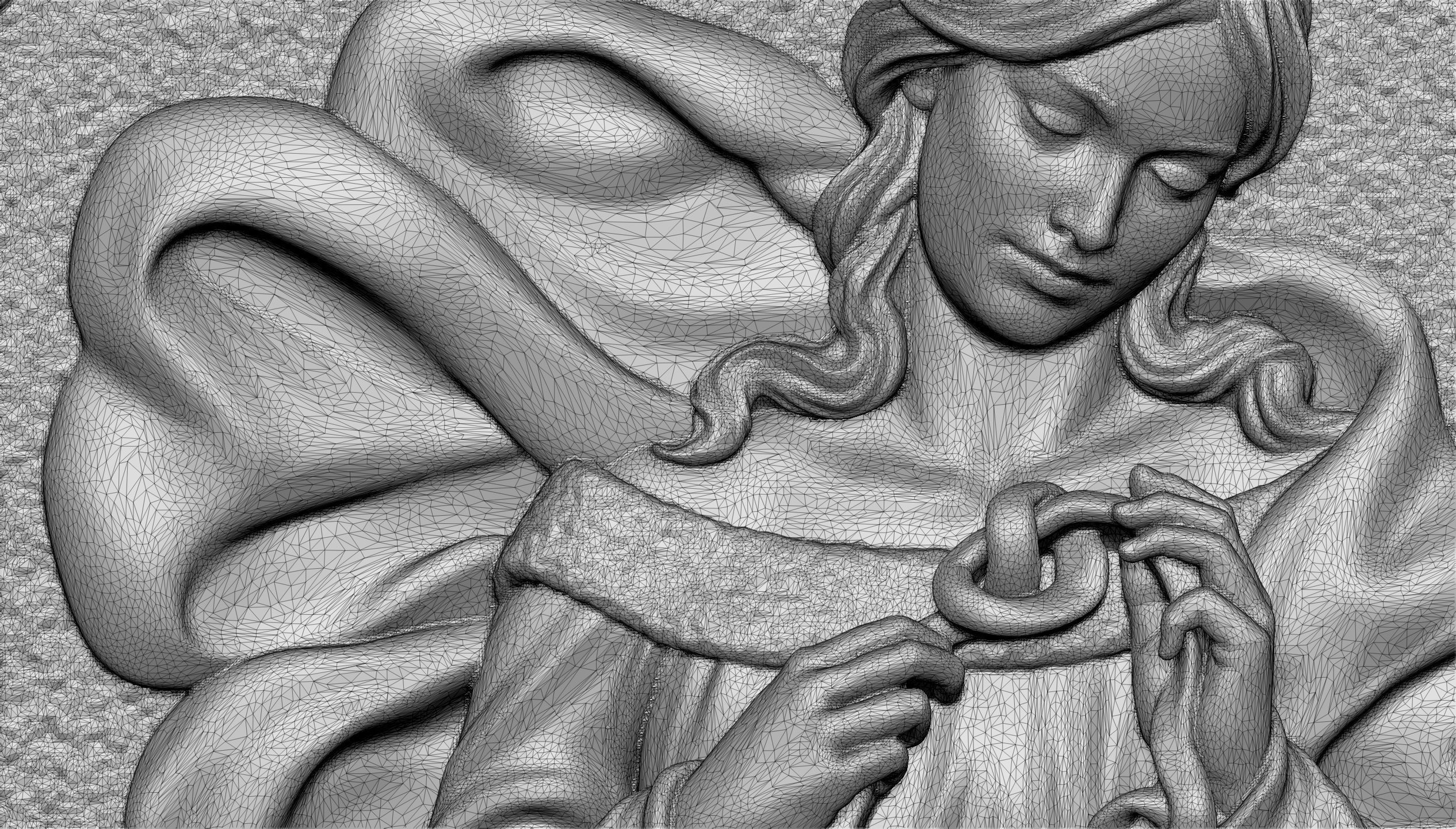 Virgin Mary Untier of Knots 3D print model_7