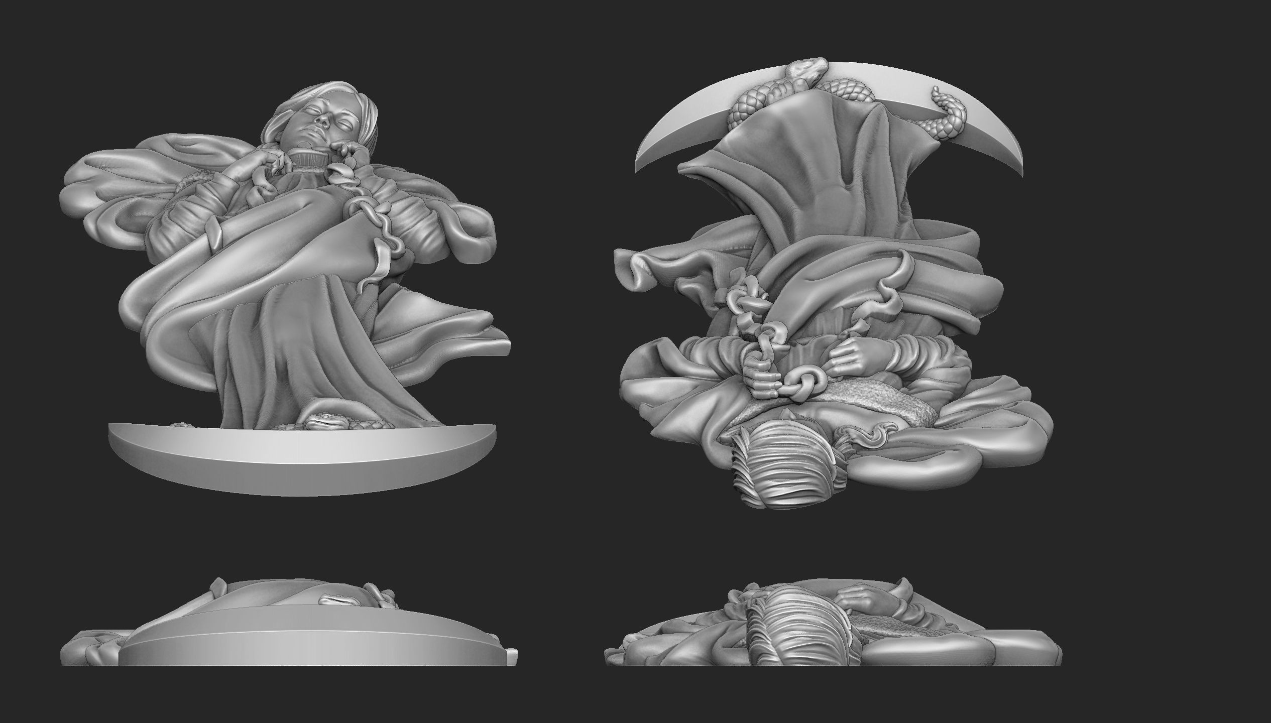 Virgin Mary Untier of Knots 3D print model_3