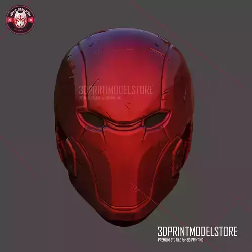 Red Hood Helmet - Red Hood Injustice Cosplay Mask  3D print model