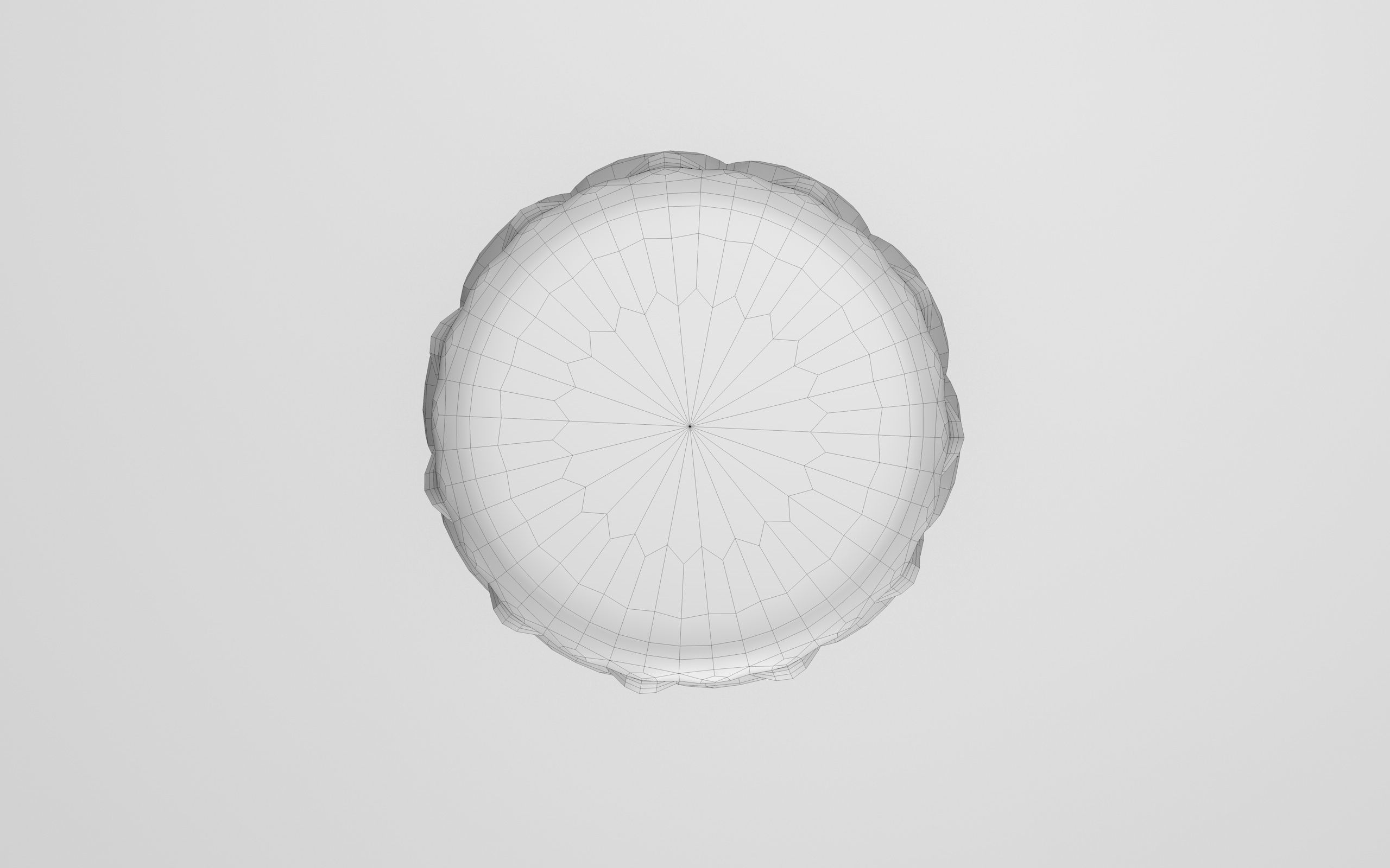 OLD COCA COLA BOTTLE DESIGN Low-poly 3D model_9