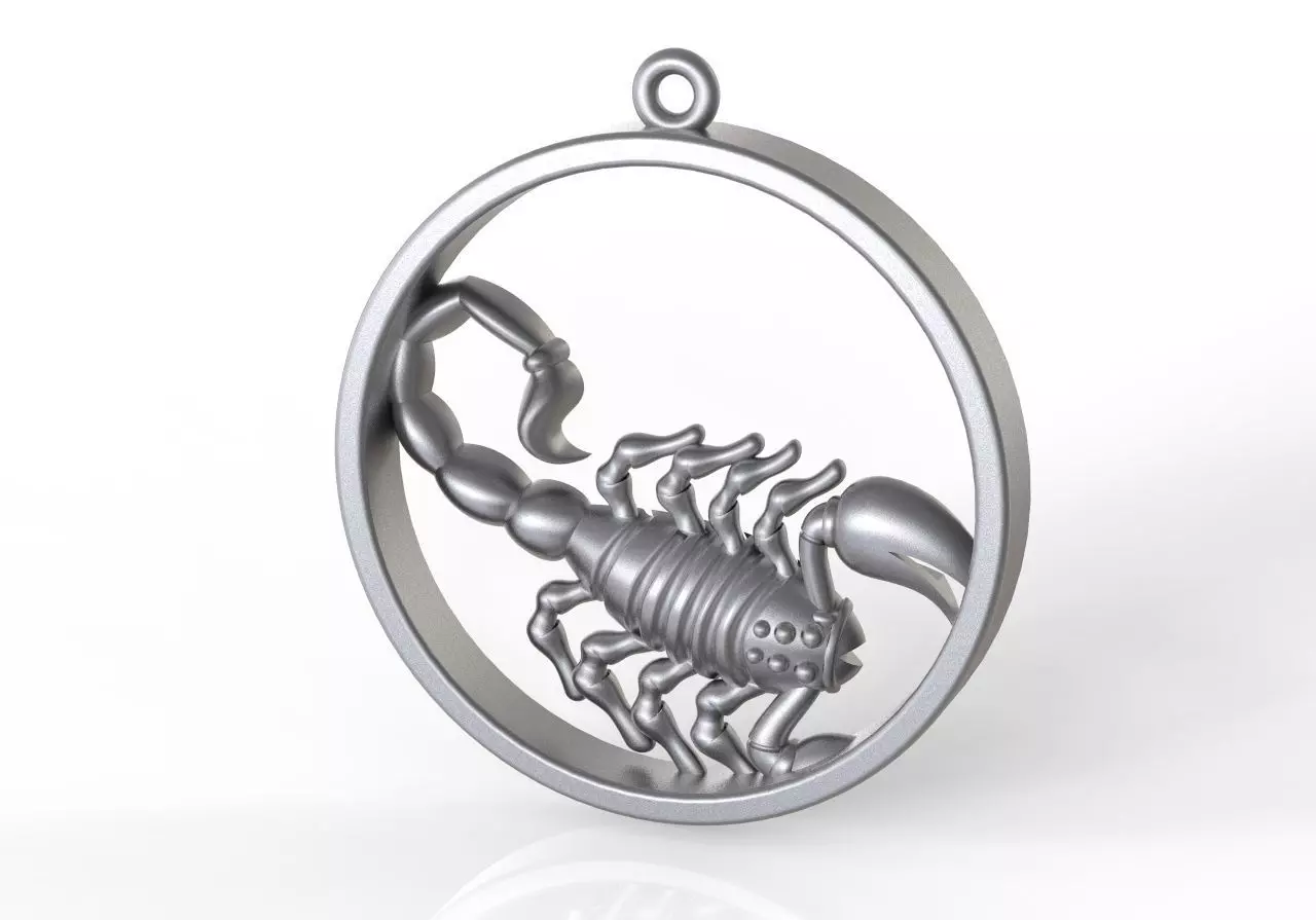 Scorpio in round 3D print model