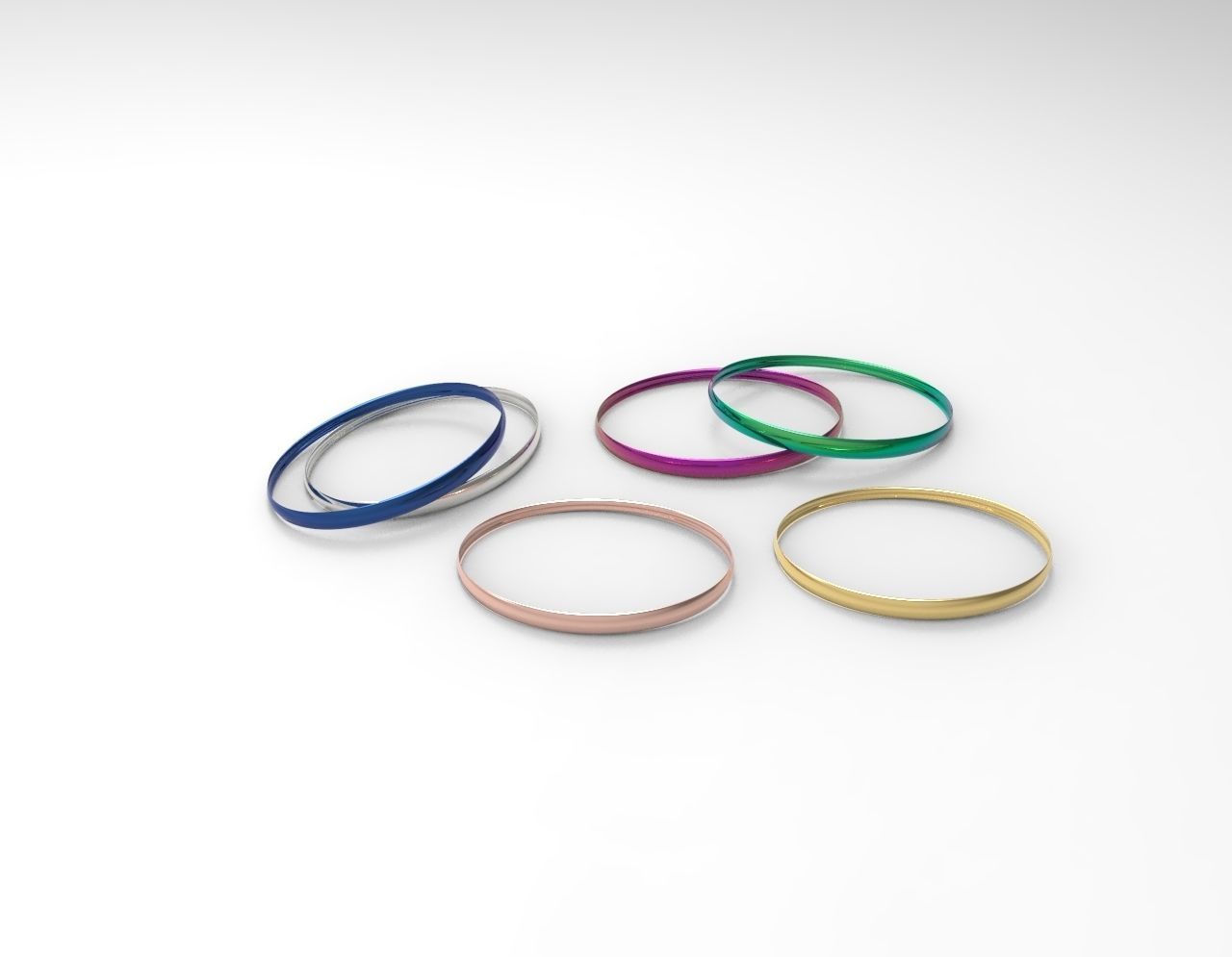 BRECELET SIMPLE 3D model_4