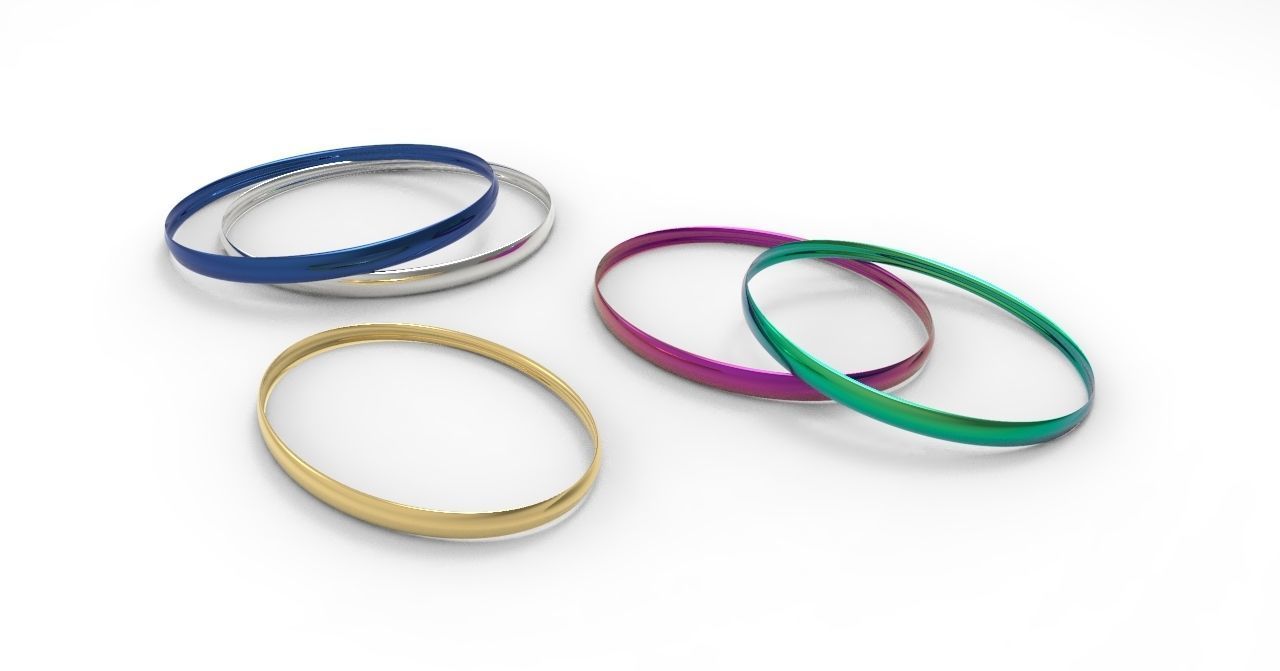 BRECELET SIMPLE 3D model_3