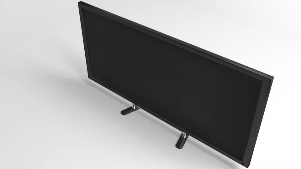 Flat-Panel Monitor 65inch 3D model_0