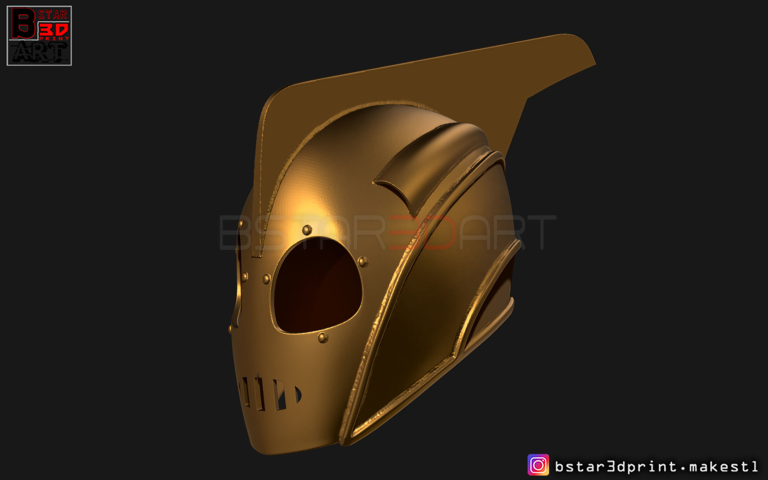The Rocketeer Helmet - Super hero 1991 3D model 3D printable | CGTrader